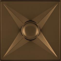 Circle Star Ceiling Tiles White