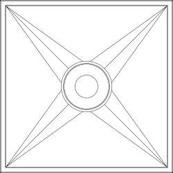 Circle Star Ceiling Tiles Tin