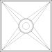 Circle Star Ceiling Tiles