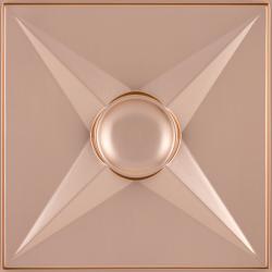 Circle Star Ceiling Tiles White