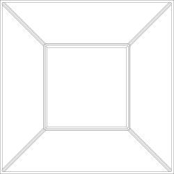 Convex Ceiling Tiles Merlot