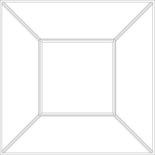 face Convex Ceiling Tiles