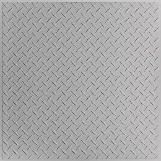 face Diamond Plate Ceiling Tiles