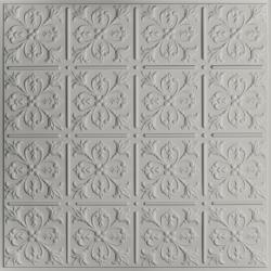 Fleur-de-lis Ceiling Tiles Black