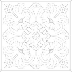 Florentine Ceiling Tiles White