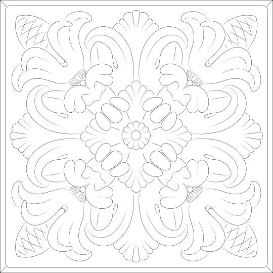 face Florentine Ceiling Tiles