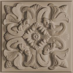 Florentine Ceiling Tiles Merlot