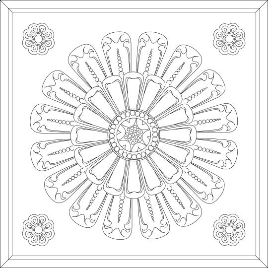 face Medallion Ceiling Tiles