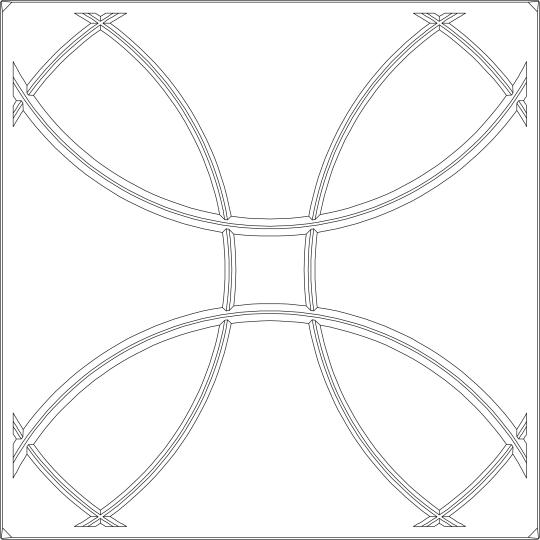 face Orb Ceiling Tiles