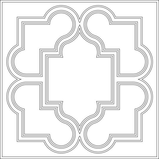 face Victorian Ceiling Tiles