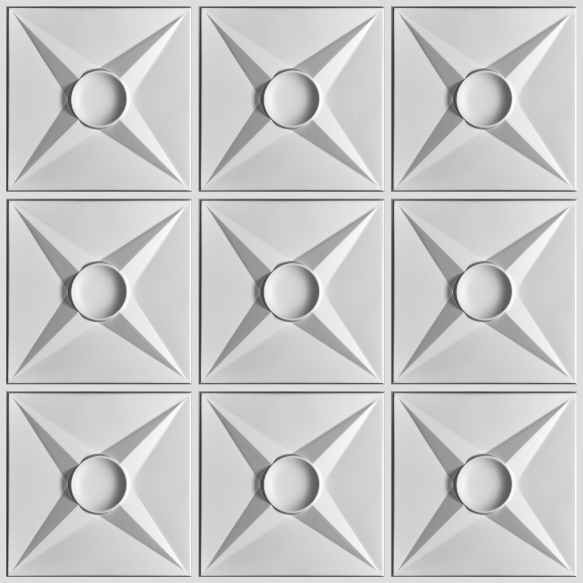 Circle Star Ceiling Tiles