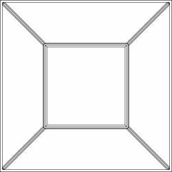 Convex Ceiling Tiles Merlot