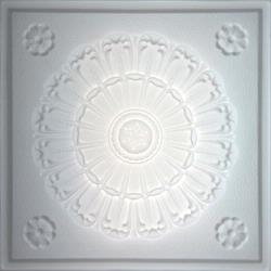 Medallion Ceiling Tiles White