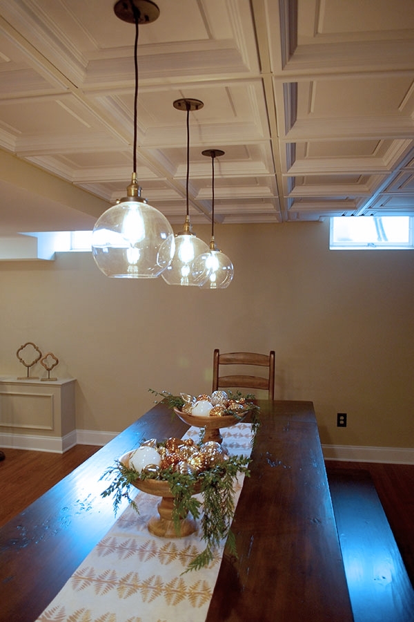 Basement Turned Dining Room Ceilume