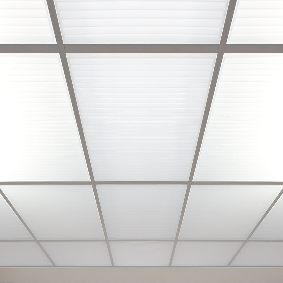 ceiling tiles and lights