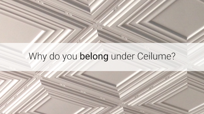 Ceilume, Ceilings You Can Look Up To